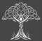 Custom Celtic Tree of Life Stencil 5.5" x 5.5" - Intricate Design for Spiritual and Heritage Crafts...