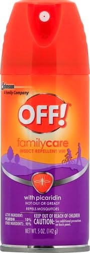 OFF! FamilyCare Insect & Mosquito Repellent Aerosol, Bug Spray Made with Picaridin for Everyday Use, 5 oz...