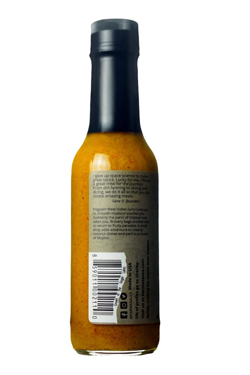 Ghost Island Hot Sauce | Extra Hot Pepper Sauce With A Tropical Caribbean Flavor | Habanero, Bhut Jolokia, Fattalli | No Preservatives, Extract Fr...
