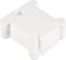 PATIKIL Plastic Floss Bobbins, 100 Pack Thread Cards Cross Cotton for Craft DIY Sewing Storage Case Embroidery, White...