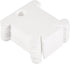 PATIKIL Plastic Floss Bobbins, 100 Pack Thread Cards Cross Cotton for Craft DIY Sewing Storage Case Embroidery, White...