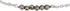 Sterling Silver Jewelry - Rhodium Plated 925 Stamp - Beaded Anklet with Pyrite Stones - Stylish Beautifully Designed for Women - 9" Long + 1" Exte...