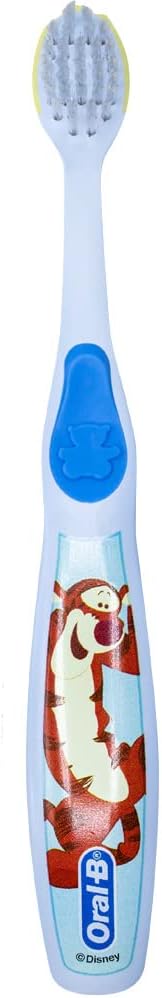 Oral-B Baby Manual Toothbrush, Pooh Characters, 0-3 Years Old, Extra Soft (Characters Vary) - Pack of 2...