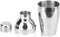 FRONTIER Cocktail Wine Shaker - Stainless Steel Martini Shaker with Cap and Strainer - 10OZ...