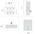 Multi Plug Surge Protector, 6 Outlet with 2 USB A and C Charging Ports 2.4 A ETL Certified Tech2 Multi Outlet for Home, School, Office......