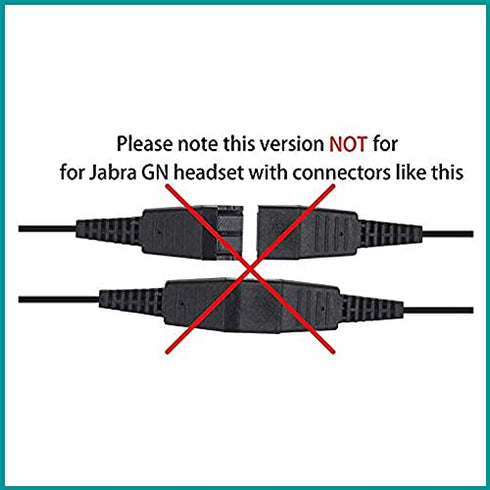 U10 Headset Adapter Cable Compatible Plantronics QD Quick Disconnect Headsets for Cisco IP Phone 68xx 78xx 88xx 89xx 99xx Series & Models 7960 796...