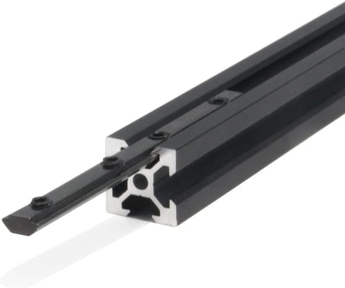 10PCS Black Straight Line Inside Connector Joint Bracket Length 3.9 Inch with M5 Screws for 6mm T Slot Aluminum Extrusion Profile 2020 Series...