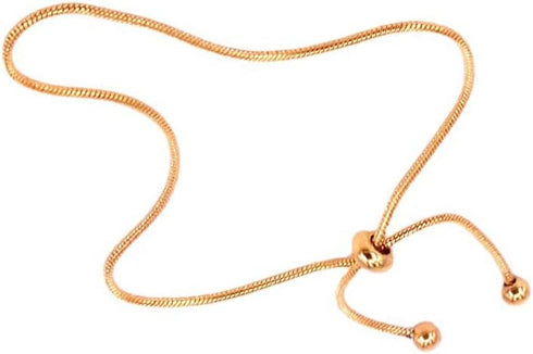 Pingyongchang Thin Chain Bracelets Anklet for Women Adjustable Chain Anklet Bracelet Vintage Fashion Simple Pull Thin Chain Metal Anklet Female Fo...
