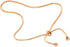 Pingyongchang Thin Chain Bracelets Anklet for Women Adjustable Chain Anklet Bracelet Vintage Fashion Simple Pull Thin Chain Metal Anklet Female Fo...