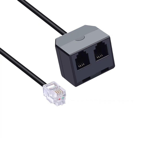 RJ9 Telephone Training Adapter Y Splitter Compatible for Headset or Handset for Norstar, Nortel Meridican, Avaya, Ashtra, Mitel, Polycom, Plantron...