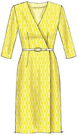 McCall Pattern Company M6959 Misses' Dresses and Belt, Size A5 "6-8-10-12-14"...