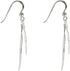LES POULETTES JEWELS - Sterling Silver Earrings Two Feathers...