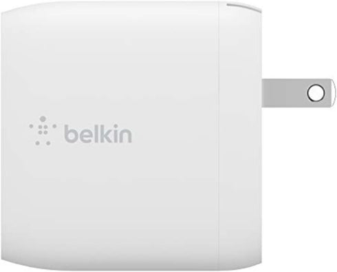 Belkin 24W Dual Port USB Wall Charger - USB C Cable Included - iPhone Charger Fast Charging - USB Charger Block for Power Bank, iPad & iPad Pro, S...