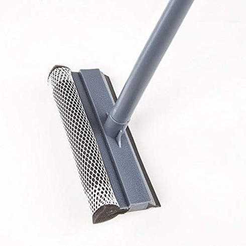 Window Squeegee Cleaning Tool Window Cleaner Car Squeegee Windshield Cleaning Sponge and Rubber Squeegee,BlackM...