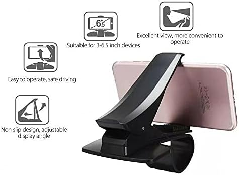 Universal Car Dashboard Mount Holder Stand Clamp Cradle Clip for Cell Phone GPS Navigation Clip on Dash Phone Holder Durable Mount......