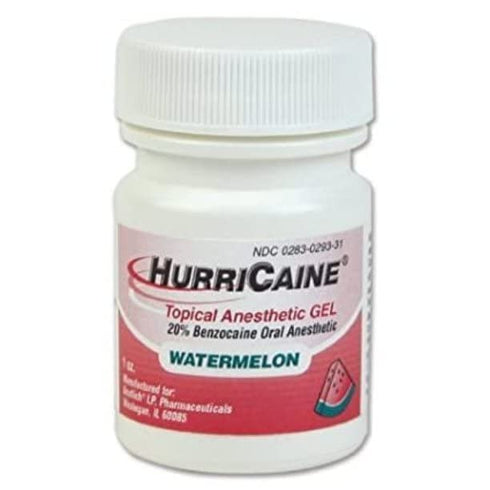 HurriCaine Topical Anesthetic Gel Watermelon - 1 oz....