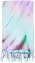 Brand Tie Dye Pestemal Turkish Beach Towel, 33 Inch X 65 Inch Beach Towel Bath Pool Yoga Pilates Picnic Blanket Tapestry - (Multicolor)...