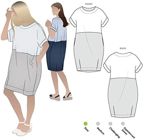 Style Arc Sewing Pattern - EME Dress (Sizes 04-16)...