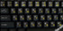 Swiss French German Keyboard Stickers Transparent Background Yellow Letters for Any Laptop Computer PC Desktop Notebook...