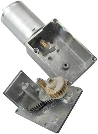 CHANCS 370WG 12V DC 18RPM Engine Mini Turbine Worm Reducer Electric Motor...
