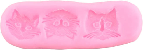 Cat Silicone Fondant Molds For Cake Decorating Cupcake Topper Candy Chocolate Polymer Clay Gum Paste...