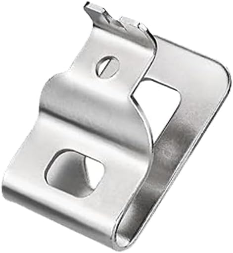 2PCS 304 Stainless Steel Drill Clamp Hook Set Drilling Tool Clamp Belt Buckle Suitable for Dewalt 20V max Power Tool...