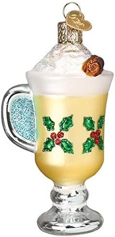 Old World Christmas Glass Blown Ornament with S-Hook and Gift Box, Food Selection (Eggnog, 32451)...