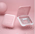 Retainer Case,Cute Mouthguard Case with Mirror,Slim Night Mouth Guard Case with Lid Hinge,Aligner Case,Inner Size 2.56, 2.36, 0.79inch...