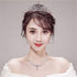 Wedding Sets For Women Bling Bride Hair Accessories Tiaras Earrings Necklace Wedding Jewelry Sets A...