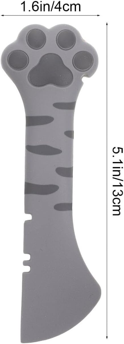 ULTECHNOVO 5pcs Cartoon Opener Multifuctional Cat Multi- Functional Opener: Storage Accessory Spoon Short Manual Food Feeder Dogs Pet Handle Table...