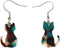 Cat Earrings for Women Cute Lightweight Acrylic Animal Earrings...