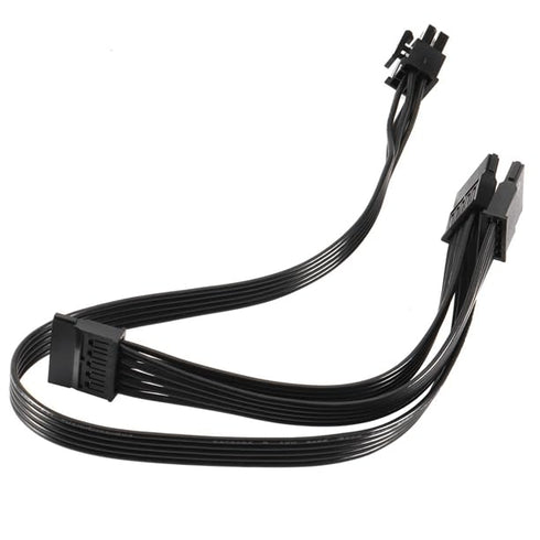 6 Pin Male to 3X 15 Pin SATA Female Hard Drive Power Adapter Cable for Seasonic Antec Modular Power Supply 20-in...