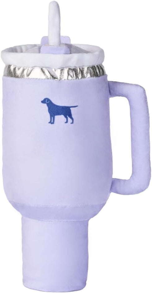 Pup Cup Tumbler Plush Dog Toy Cute, Funny, Squeaky Parody Gift (Lavender Purple)...