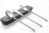 Portable Travel Utensils with Case 3 Pieces Reusable Silverware Set To Go Office Flatware Set Stainless Steel Fork, Spoon, Knife Portable Cutlery ...