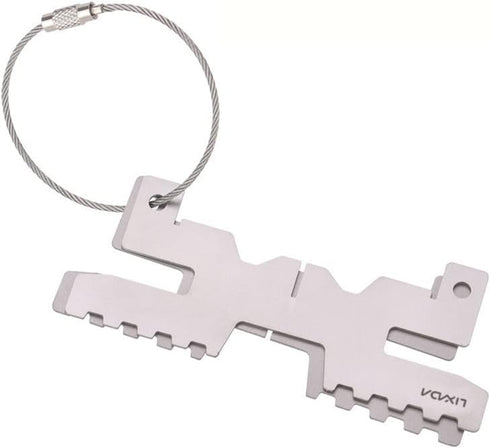 Lixada Mini Lightweight Titanium Stove ALC-ohol Stove Support Bracket Cross Stand Cross Stand Rack for Outdoor Camping Backpacking Hiking etc...