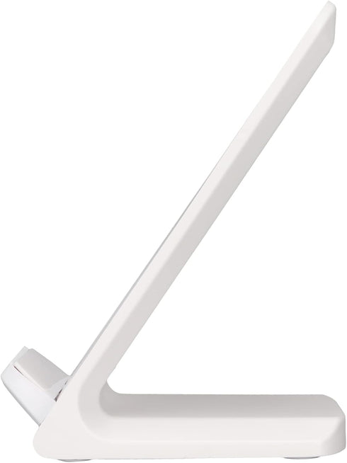 Wireless Charging Stand, Smart Phones Certified 15W Fast Wireless Charger for iOS 13, for iOS 12, for Samsung S22 S21 S20 S10 S9 S8 Note 20 (White...