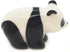 WitnyStore Tiny 1¼" Standing Panda Figurine - Miniature Hand Made Painted Ceramic Giant Pandas Black White Bear Asian Wildlife Wild Animals Cute P...