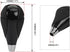muge racing Gear Shift Knob Resin Leather for Most Lexus ES300 GS430 IS250 LX470 RX450h Toyota Crown Corolla Camry Rav4 Prado 4Runner Highlander...