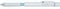 Uni Shift Pipe Lock Drafting Pencil, 0.3 mm, Silver Body with Light Blue Accent (M31010.26)...
