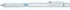 Uni Shift Pipe Lock Drafting Pencil, 0.3 mm, Silver Body with Light Blue Accent (M31010.26)...