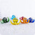 H&D HYALINE & DORA Multicolor Octopus Art Glass Blown Mini Sea Animal Figurine,Set of 6...
