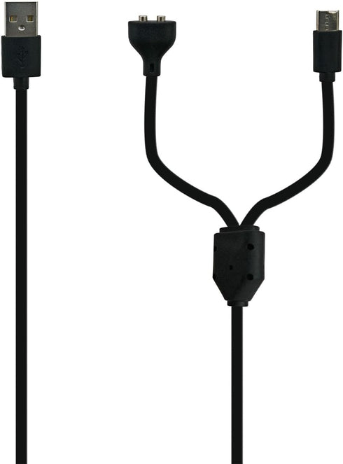 PDEEY Dog Shock Collar Charger Replacement for Delupet/Jugbow/Yawpet/Dogs E Collar Training Collar Charging Cord Cable 2 PCS, Black...