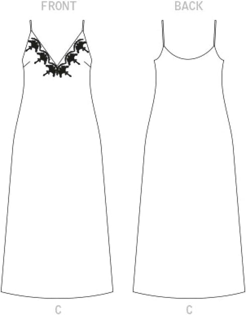 Vogue Misses' Loose-Fitting Robe, Belt, Camisole, Slip, Shorts and Pants Sewing Pattern Kit, Code V1834, Sizes 16-18-20-22-24, Multicolor...