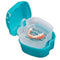 Coolrunner Denture Case, Denture Cup with Strainer, Denture Bath Box False Teeth Storage Box with Basket Net Container Holder for Travel, Retainer...