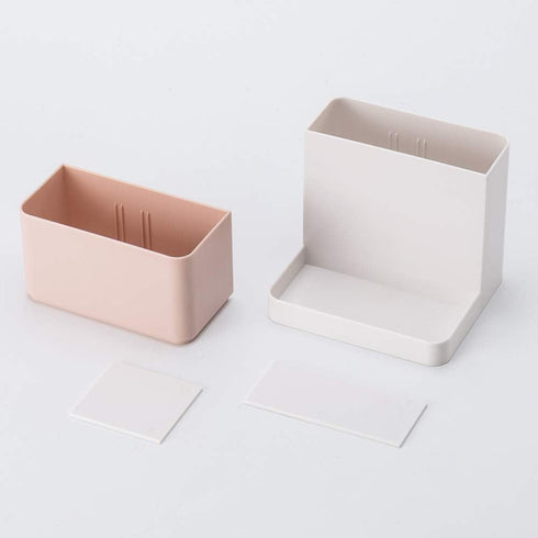 Detachable 4 Compartment Desk Organizer, Card/Pen/Pencil/Mobile Phone/Remote Control Container Holder for Cosmetics Desk Office Storage Skin Care ...