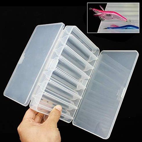 OriGlam Fishing Lure Box Tackle Storage Trays Fishing Tackle Storage, Double Side 14 Compartments, Waterproof Accessory Box Fishing Lure Bait Hook...