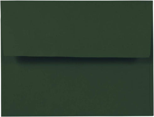 JAM PAPER A2 Premium Invitation Envelopes - 4 3/8 x 5 3/4 - Dark Green - 50/Pack...