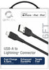 6 FT Charging Cable USB-A to Lightning Connector (Black)...