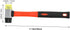 Rubber Mallet Hammer Double Faced Soft Mallet 40mm Diameter with 10.4" Soft Fiberglass Handle for Construction Home Renovation Flooring Installati...