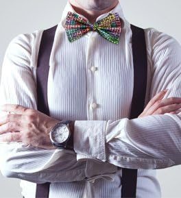Periodic Table of Elements Chemistry Bow Tie, Rainbow, Microfiber...
